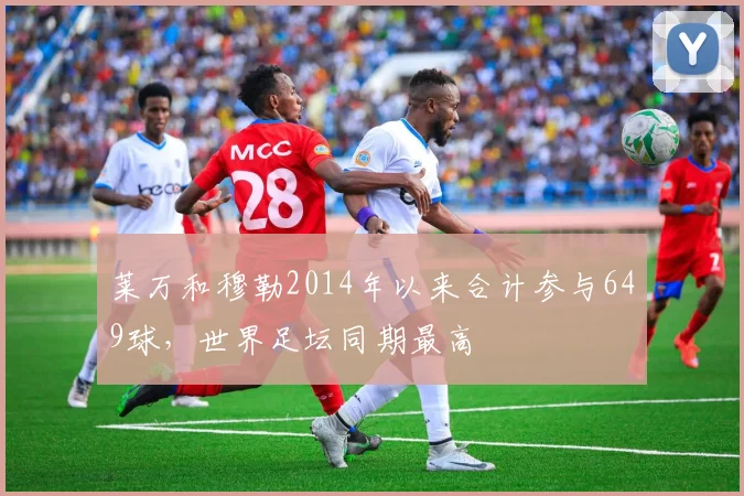 莱万和穆勒2014年以来合计参与649球，世界足坛同期最高